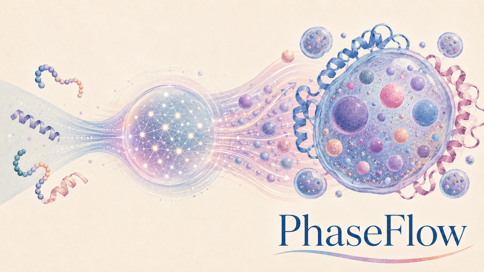 PhaseFlow: sequence data to phase-behaviour learning