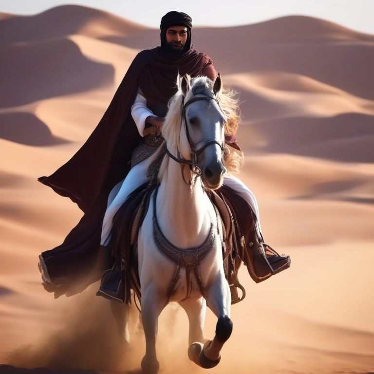 Validation 2 — Majestic arabian knight on horseback